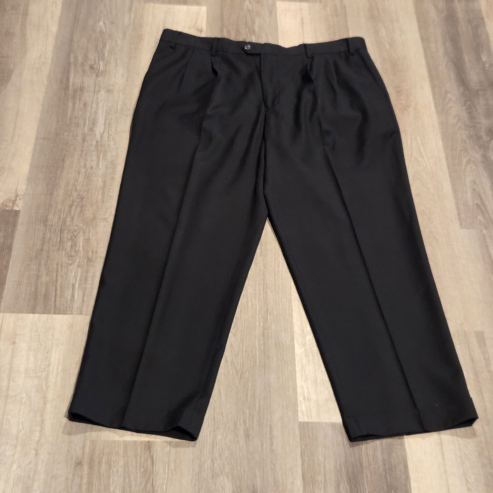 Trump Signature Collection Black Dress Pants 40x30